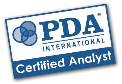 PDA Certified Analyst